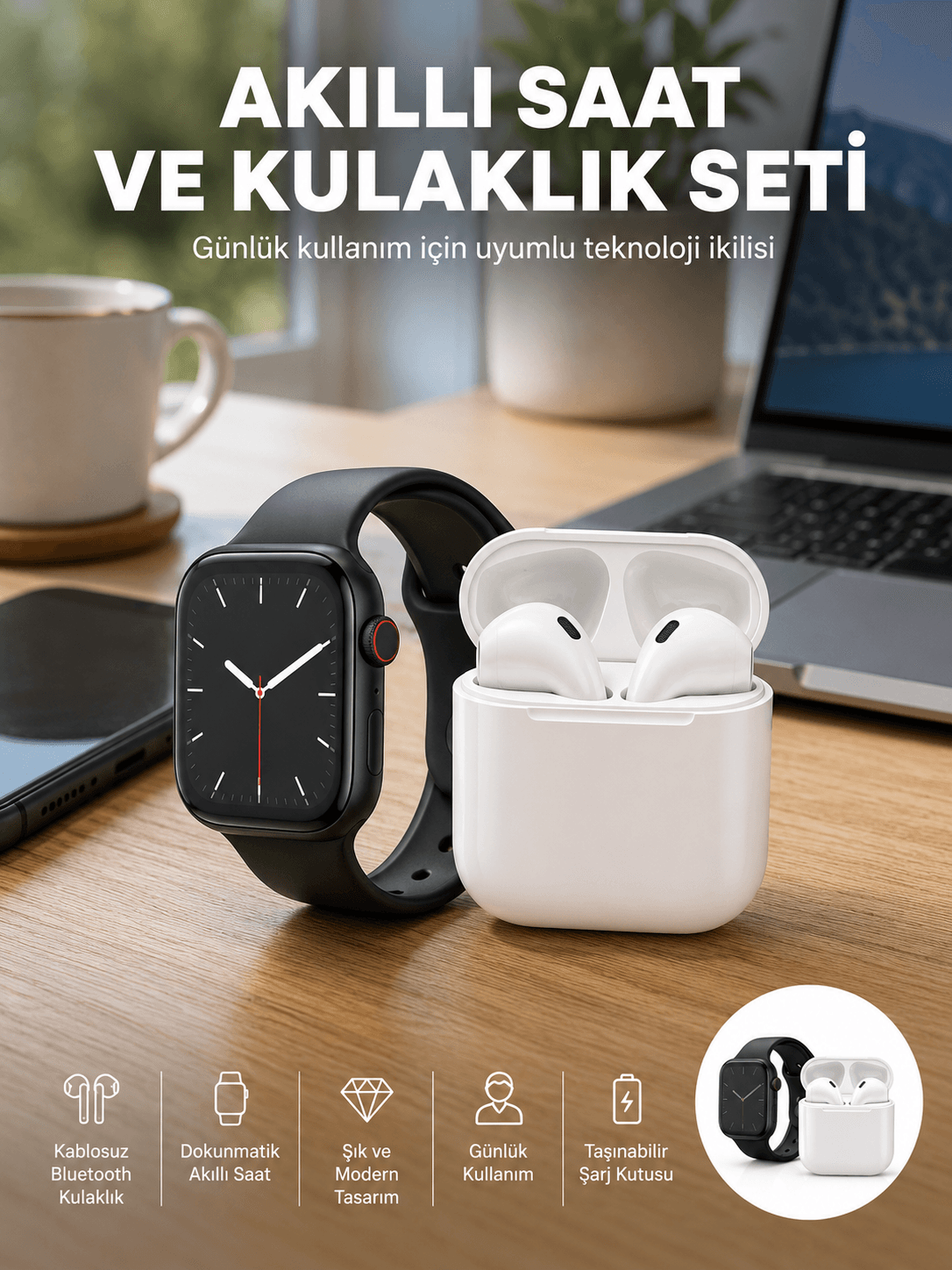 akilli-saat-gumus-kasa-bluetooth-kulaklik-hediyeli-cok-fonksiyonlu-ikili-set-1515115